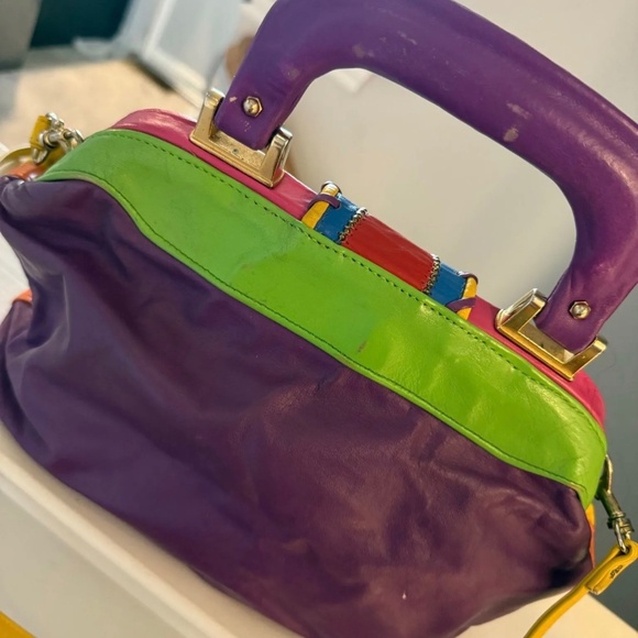 Rare VTG Samir Colorblock Purse - Picture 3 of 4